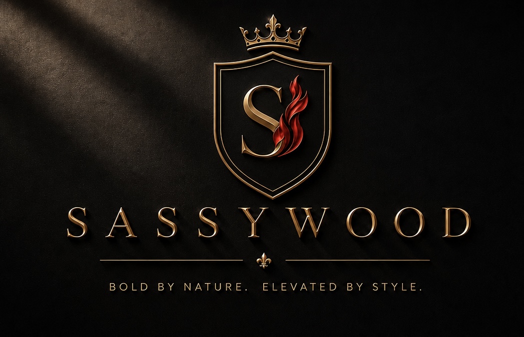 Sassywood crest — Bold by Nature. Elevated by Style.